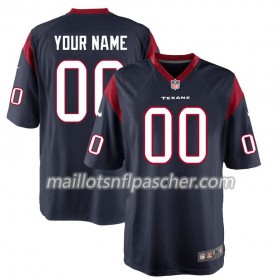 Maillot Houston Texans Custom Nike Bleu - Homme